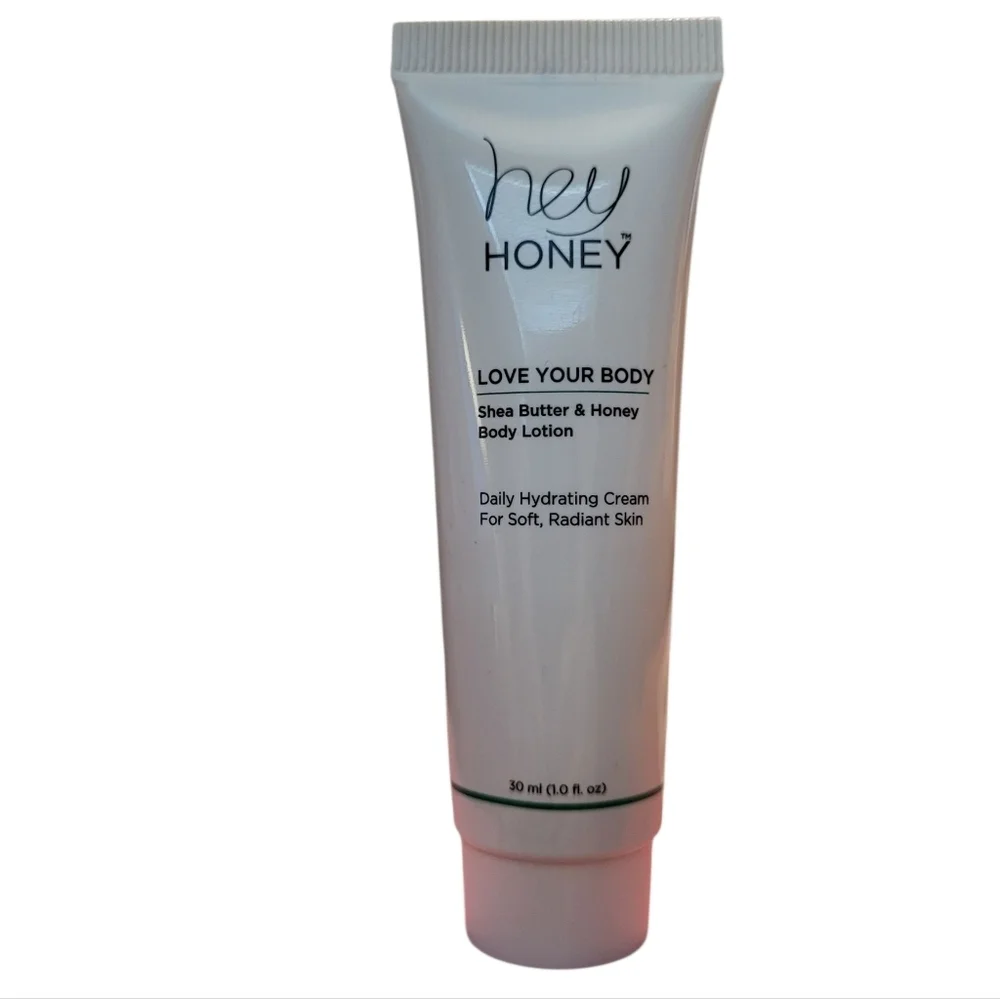 🩷 3/$15 Hey Honey Love Your Body Shea Butter & Honey Body Lotion, 30ml, New